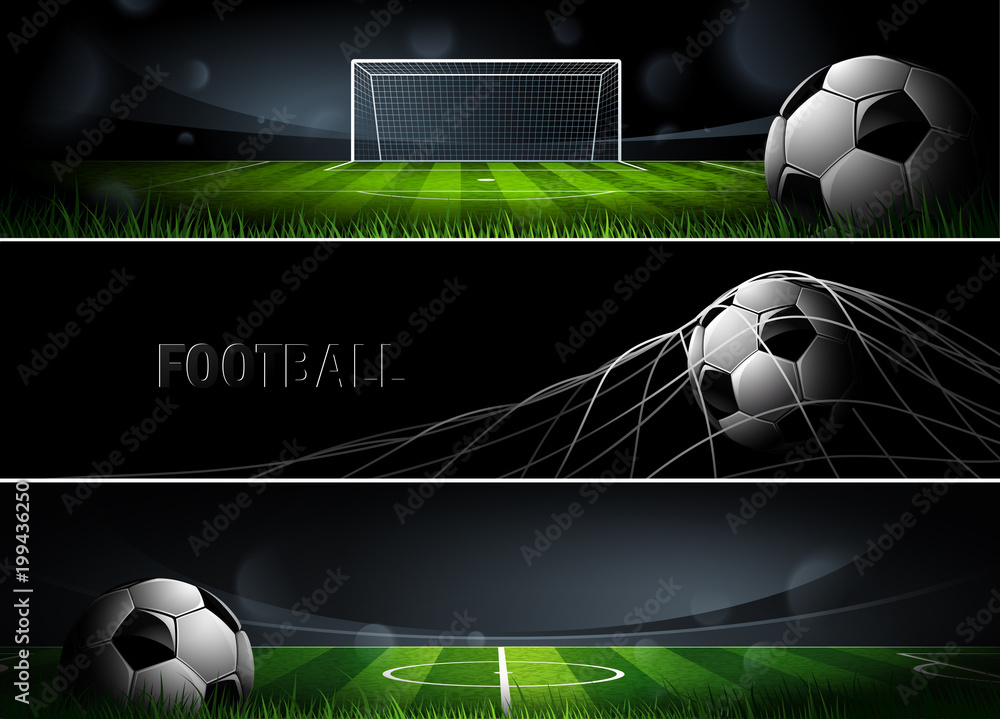 Fototapeta premium Sports Banners. Vector