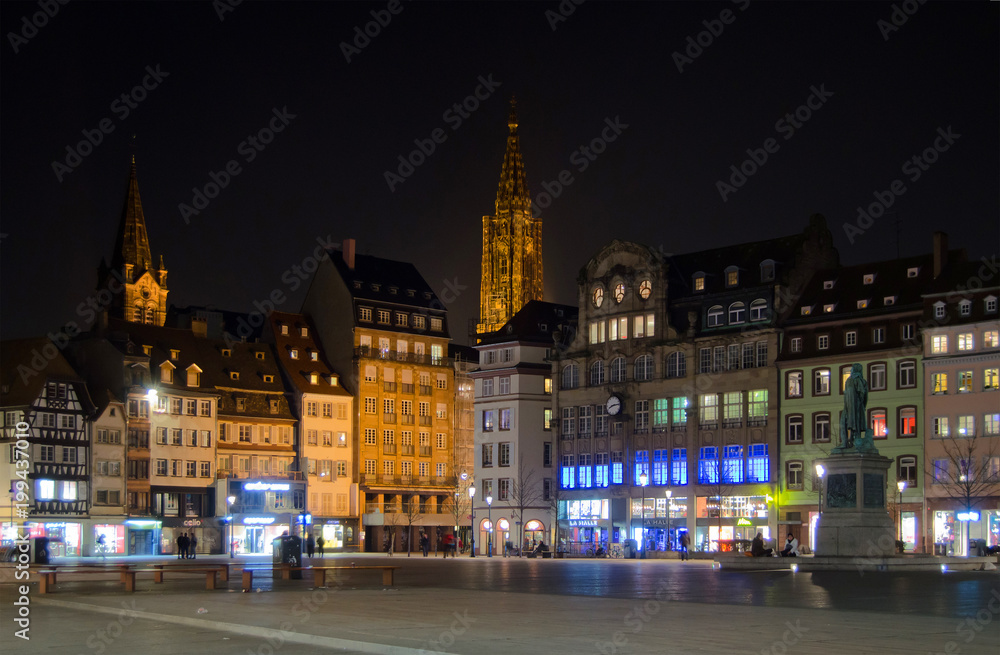 City view of Strasbourg, France