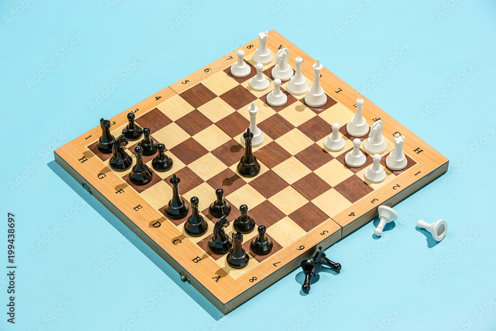 The chess board and game concept of business ideas and competition. The chess board and game concept of business ideas and competition.