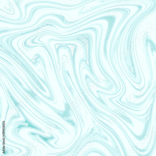 Marble paper texture imitation, suminagashi ink stains background, aqua blue mint abstract pattern