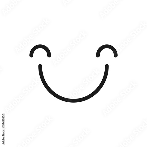 Smile Vector Template Design Illustration