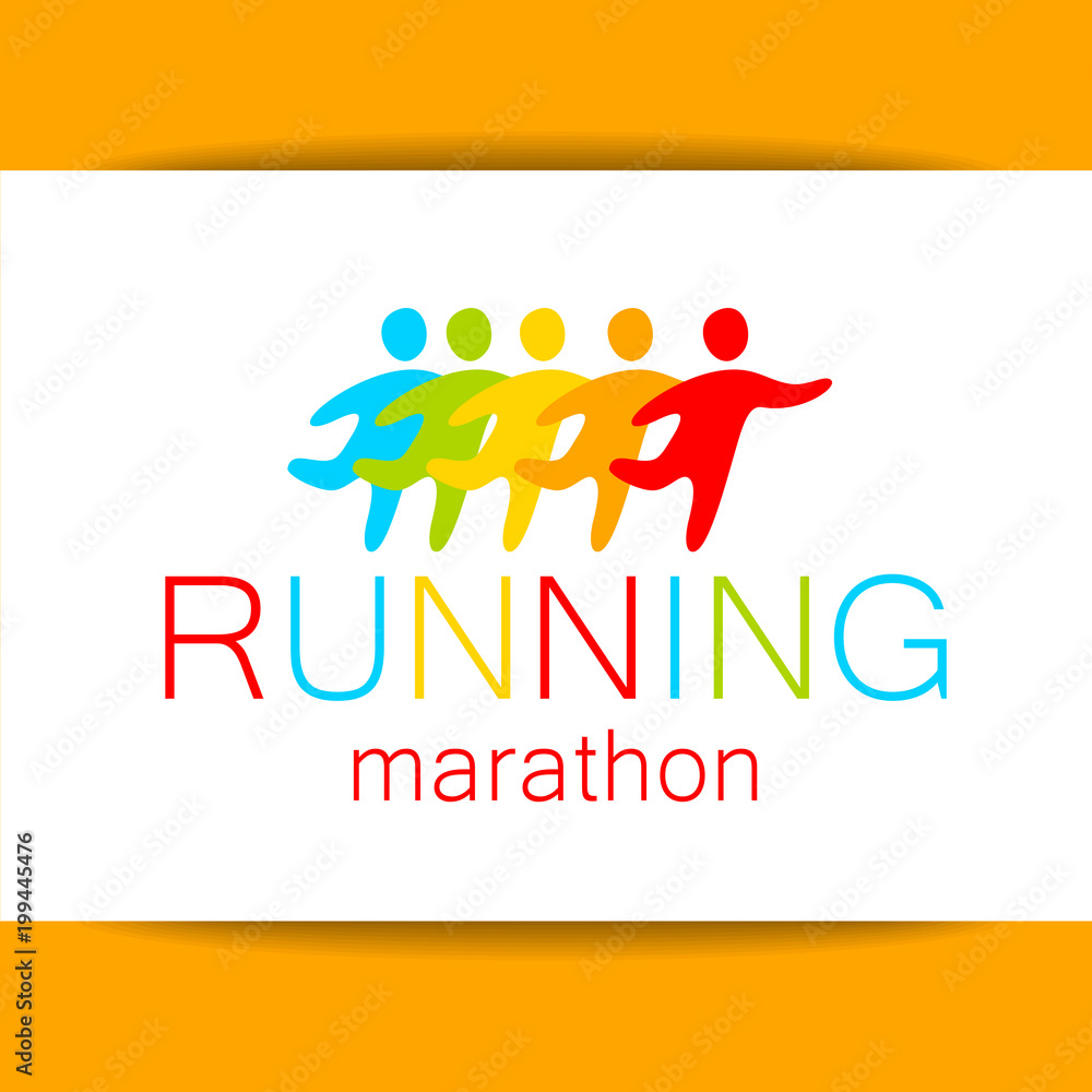 running marathon template design running marathon template design
