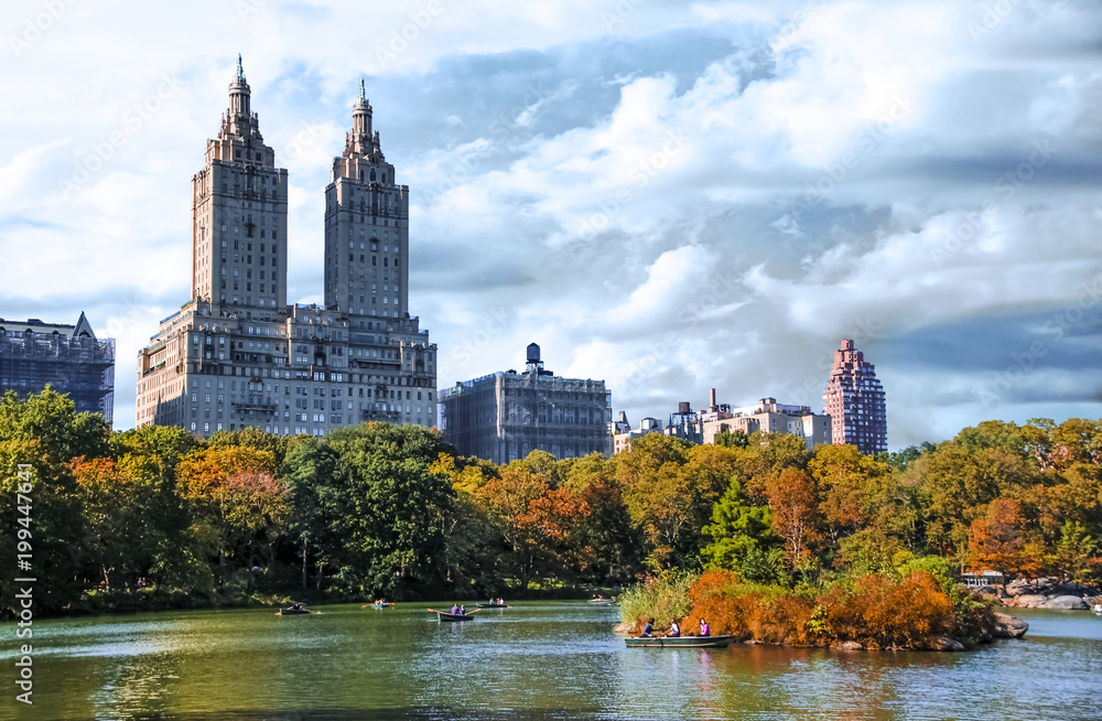 New York City Central Park With Beautiful Nature