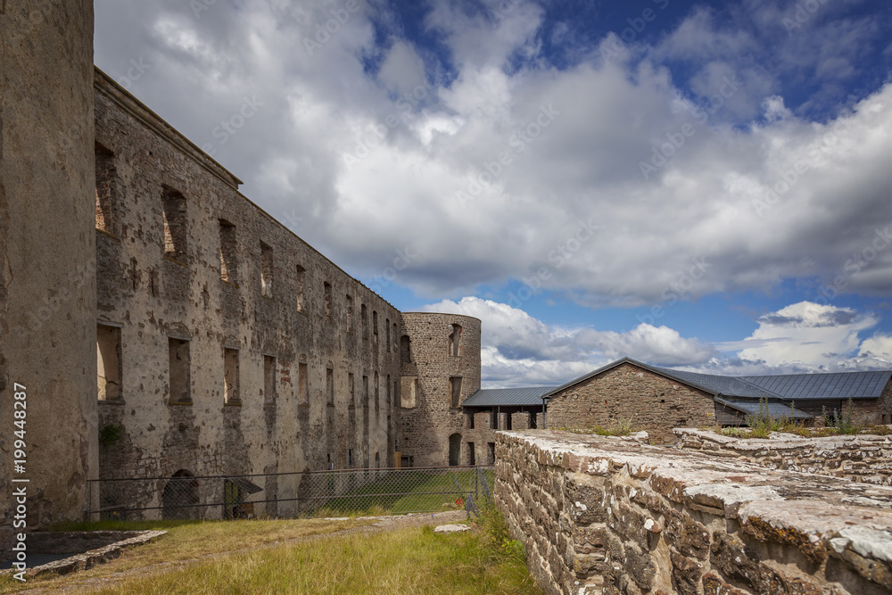 Borgholm fort ruin