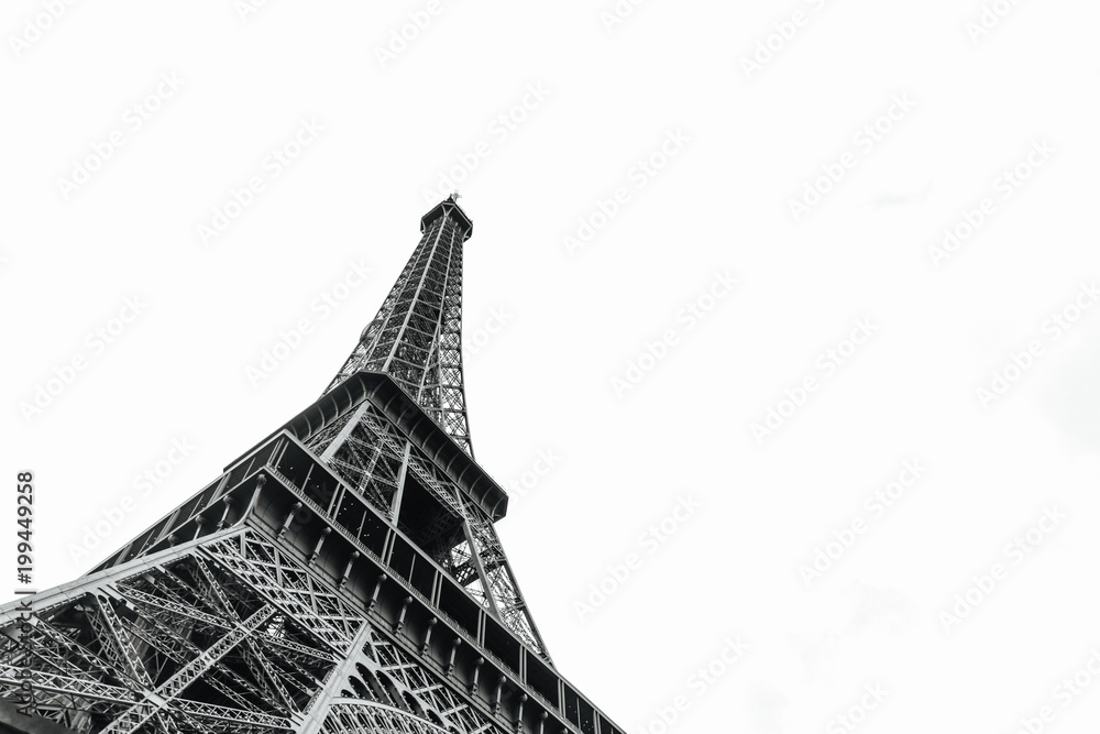 Eiffel tower in Paris, France - obrazy, fototapety, plakaty 