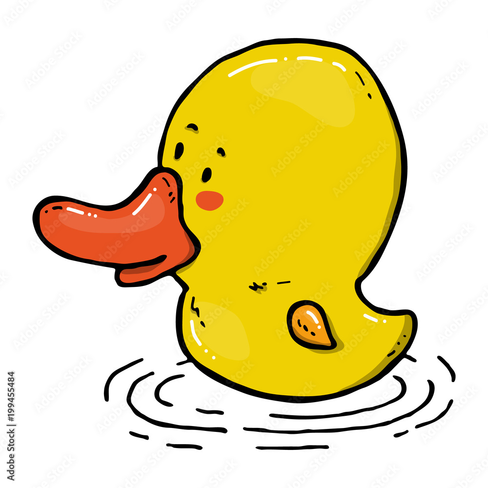 Vector illustration of cute little duckling for print,poster,scandinavian design Vector illustration of cute little duckling for print,poster,scandinavian design