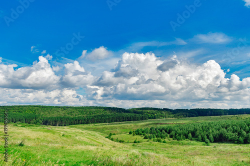 field and sky