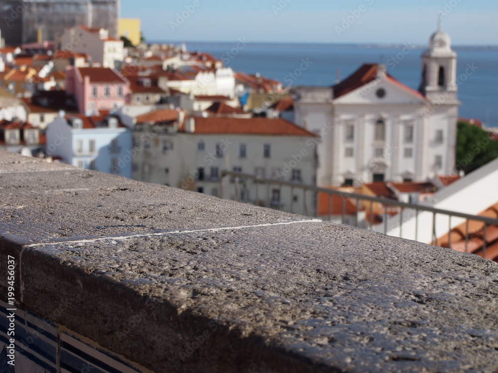 terrazza panoramica a lisbona