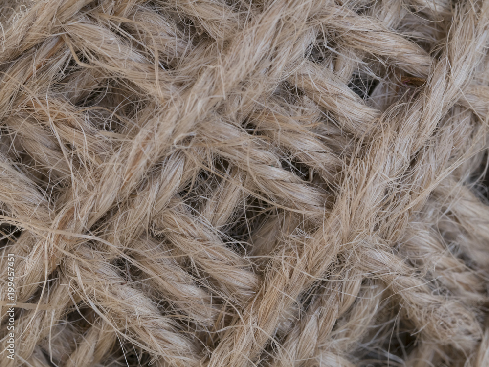 texture of a hemp rope