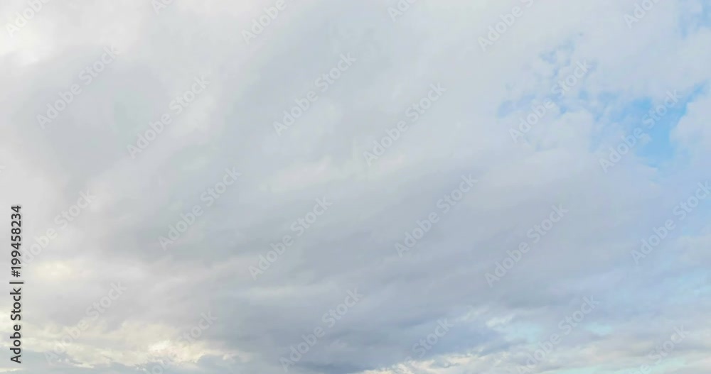 loop of white clouds over blue sky time lapse movement, climate change concept loop of white clouds over blue sky time lapse movement, climate change concept