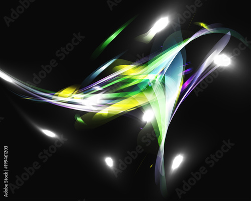 Abstract background composed of simple elements