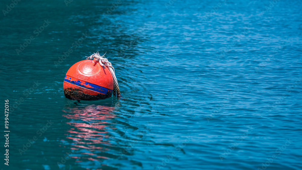 Lifebuoy Ball On Sea