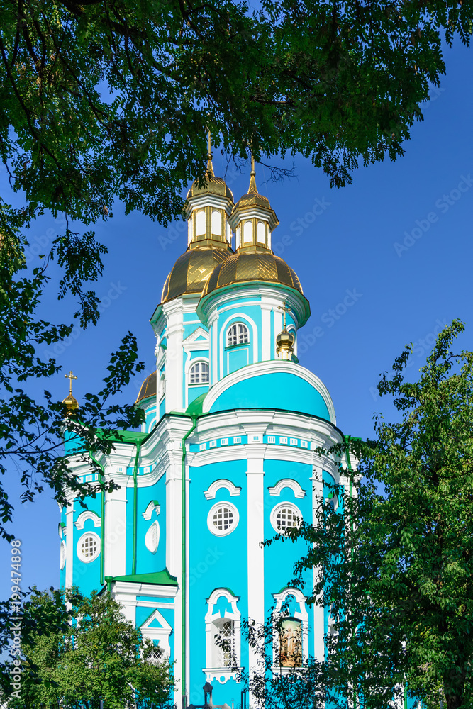 Krasnogirskyi Holy Virgin Convent, monastery, religious building XVII century. Orthodox Church. Zolotonosha, Ukraine.
