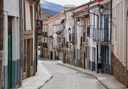 calle de un pueblo tipico castellano