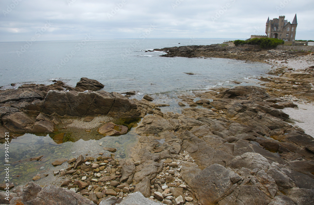 Le Chateau Turpault on Quiberon peninsula Le Chateau Turpault on Quiberon peninsula