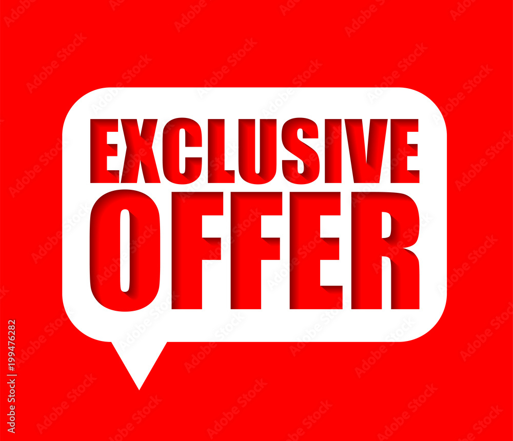 banner exclusive offer