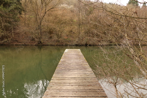 Das alte Freibad in Enkirch an der Mosel photo