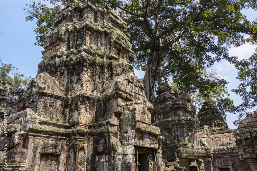 Unesco World Heritage site of Ankor Thom, Siem Reap, Cambodia