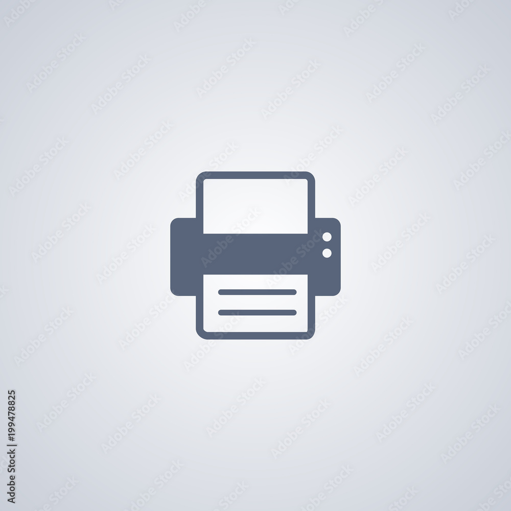 Printer vector icon Printer vector icon