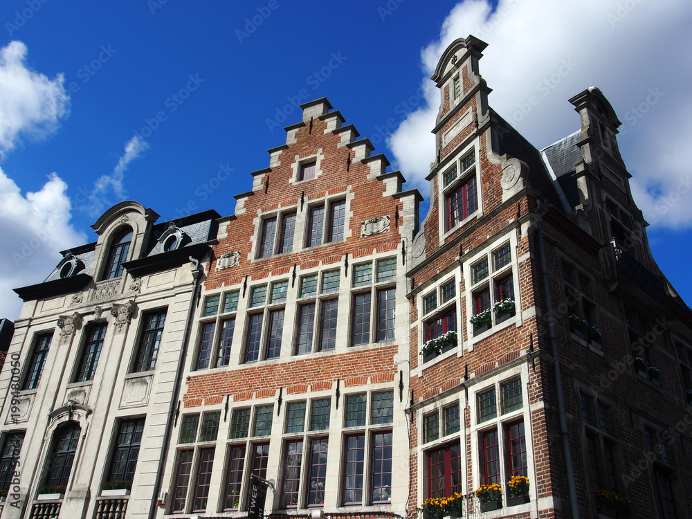 Gent: Häuser in der historischen Altstadt
