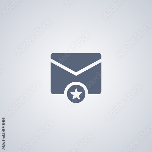 Mail vector icon favorites