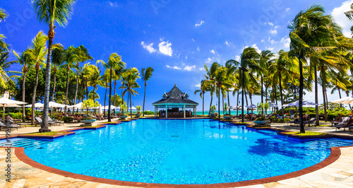 Relaxing tropical holidays  in Mauritius island