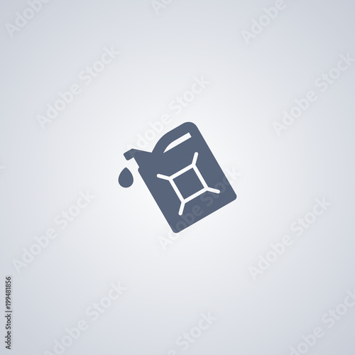 Canister of gasoline icon