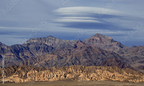 Funky Clouds Over Death Valley