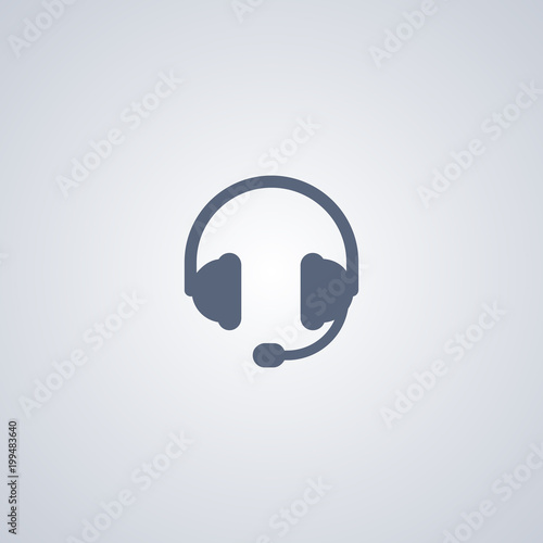 Headphones icon, Operator icon