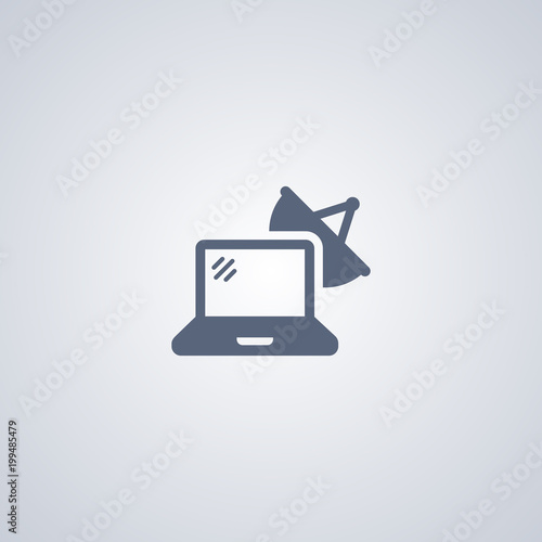 Satellite internet icon
