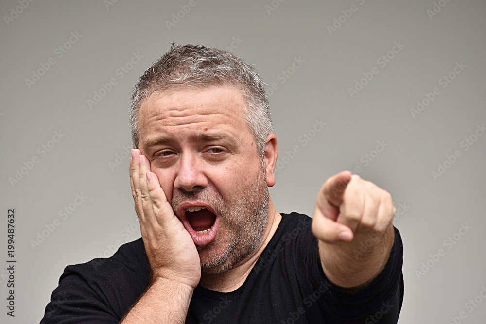 Surprised Adult Male Surprised Adult Male