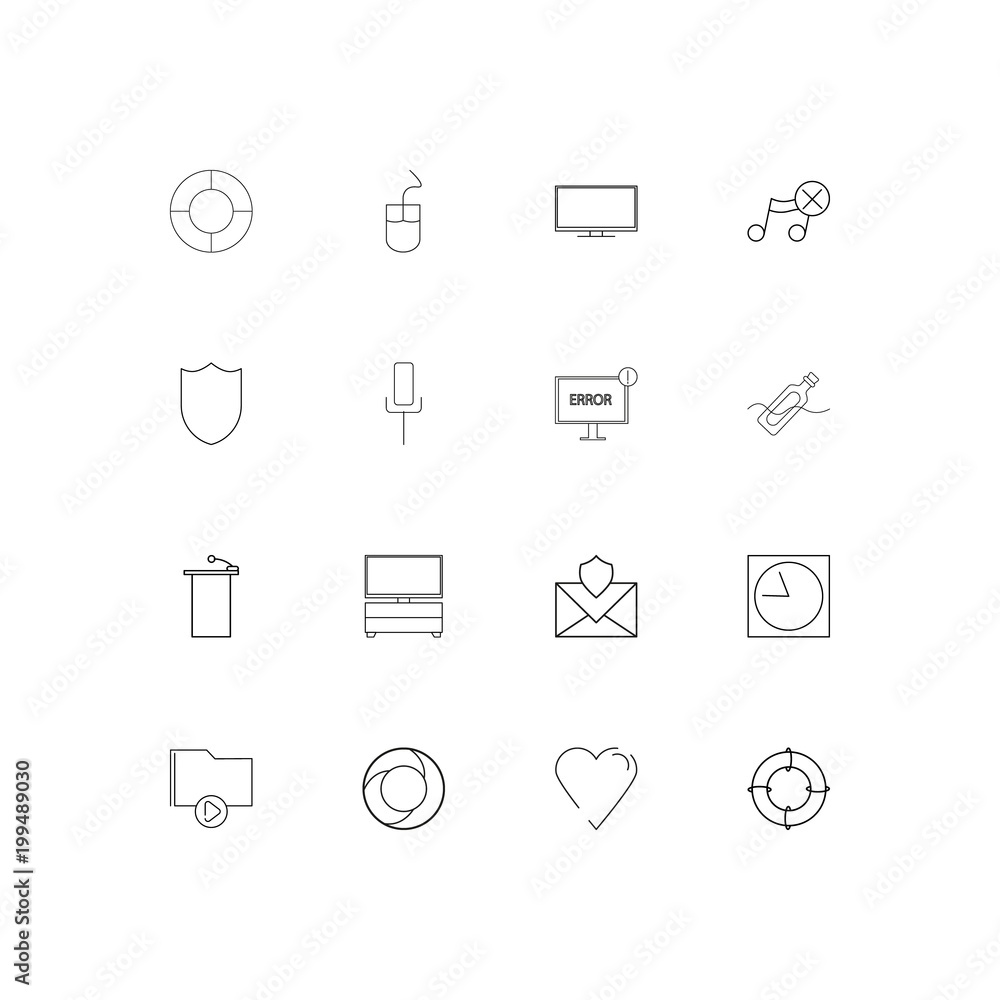 Lifestyle simple linear icons set. Outlined vector icons Lifestyle simple linear icons set. Outlined vector icons