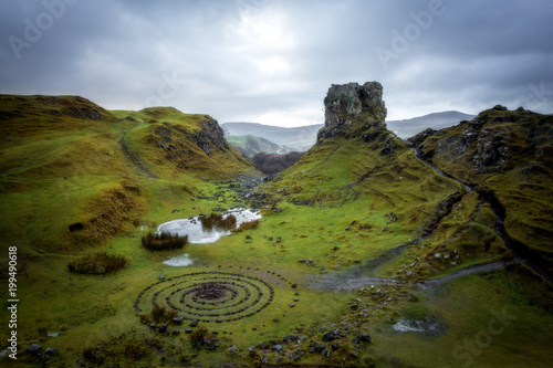 Fairy Glen, Isle of Skye, Inner Hebrides, Scotland photo