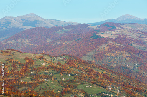 Autumn Carpathian mountain, Ukraine © wildman
