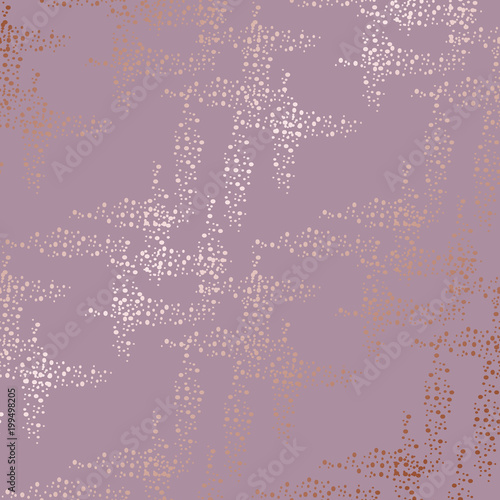 Vector decorative background with imitation of pink gold. Rose gold for design and decoration of surfaces, invitations and business cards