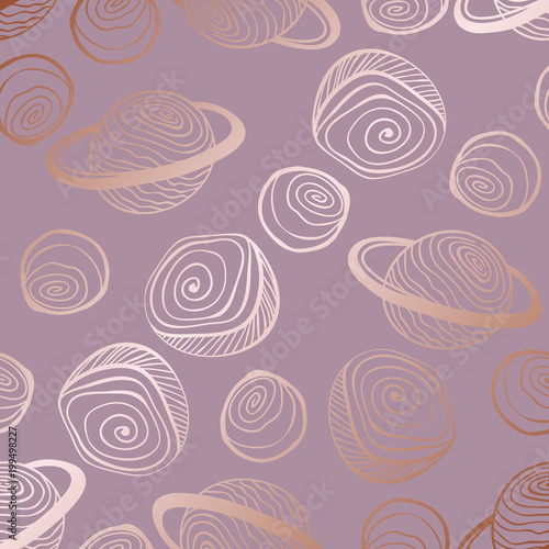 Vector decorative background with imitation of pink gold. Rose gold for design and decoration of surfaces  invitations and business cards
