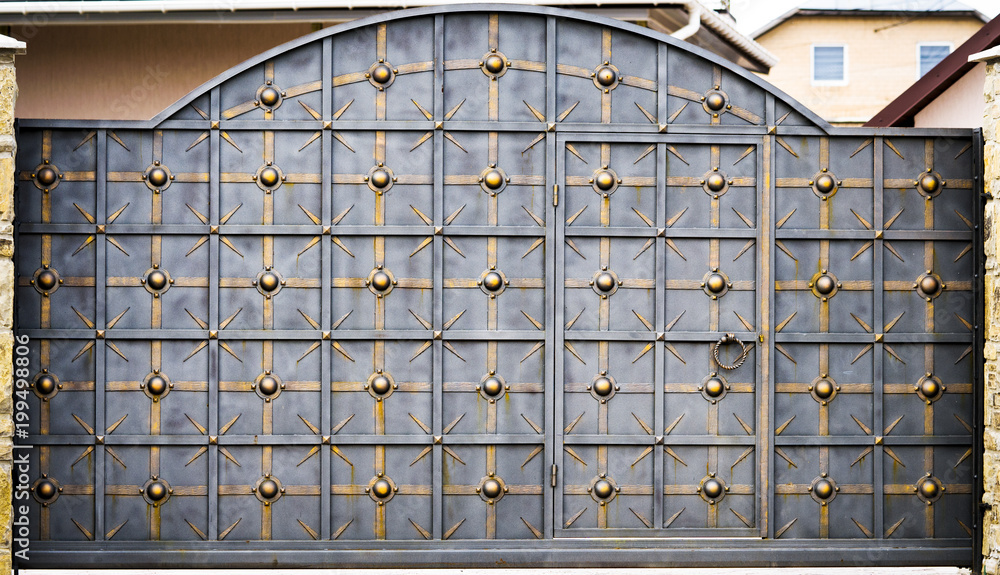 Obraz premium large forged gate