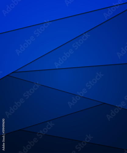 Abstract modern geometric blue background