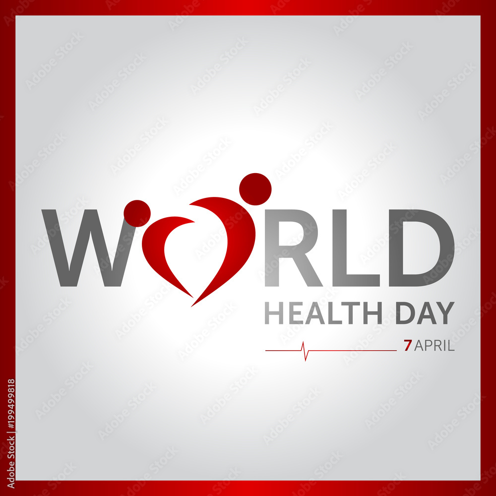 7 april world health day concept design vector illustration 7 april world health day concept design vector illustration
