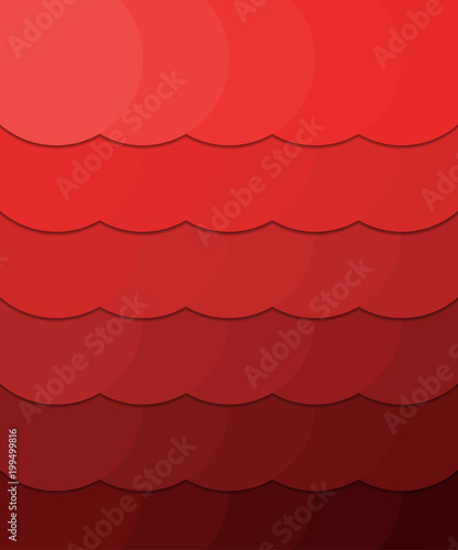 Abstract modern geometric red background