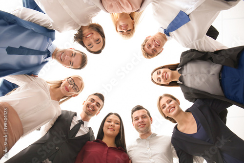 People standing together, v...