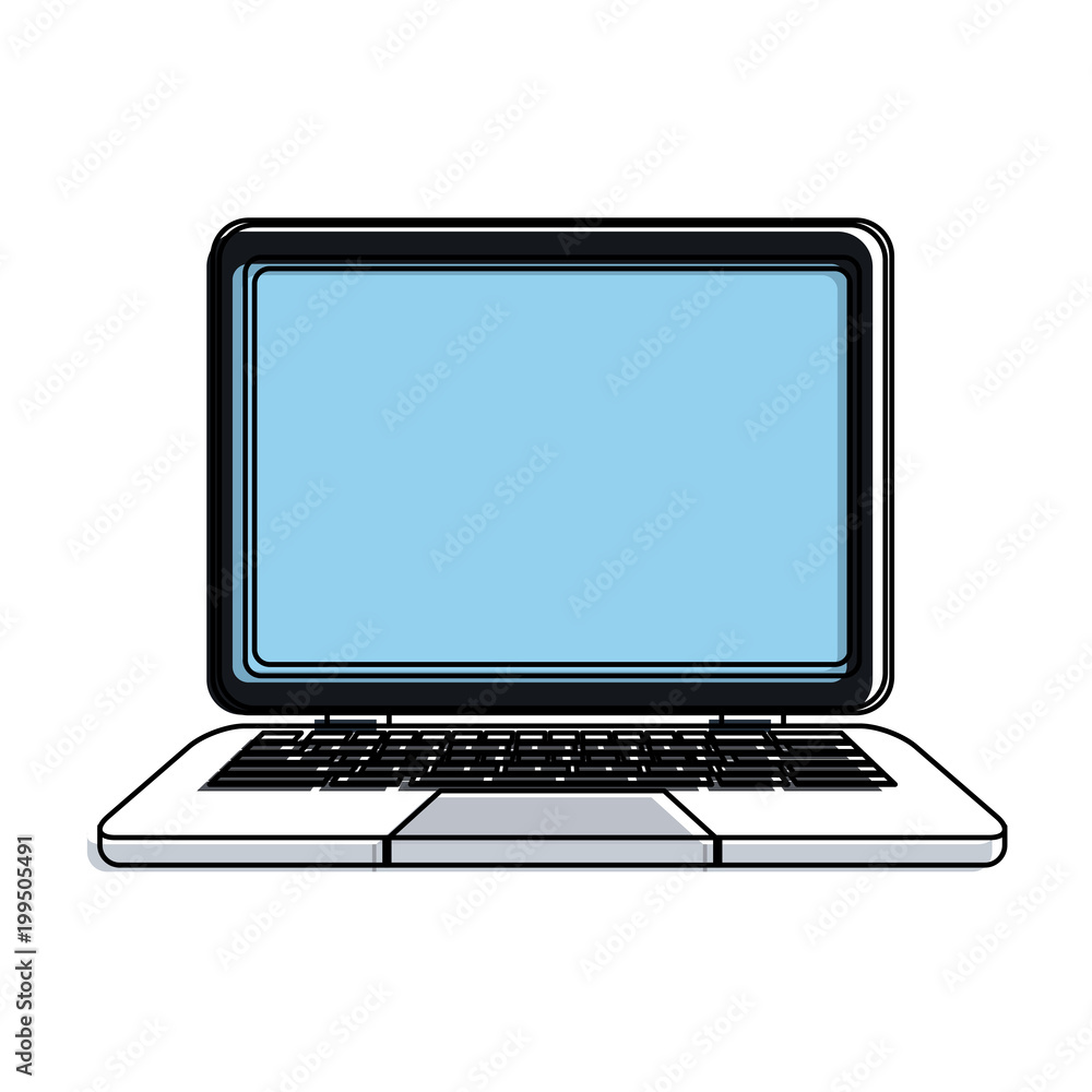 Laptop computer isolated vector illustration graphic design Laptop computer isolated vector illustration graphic design