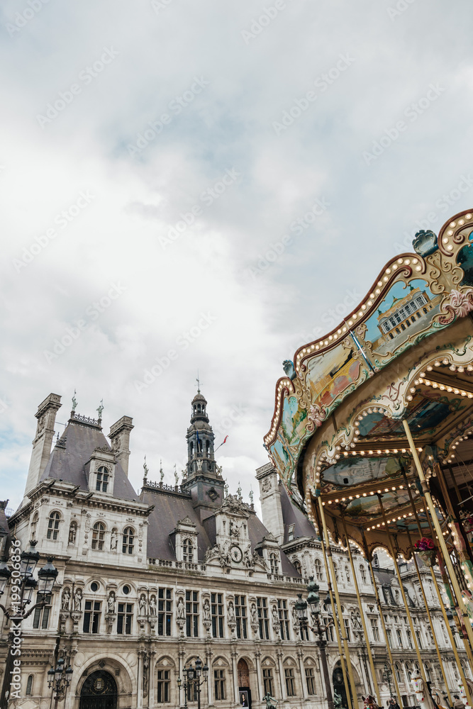 Fototapeta premium Town hall in Paris, France