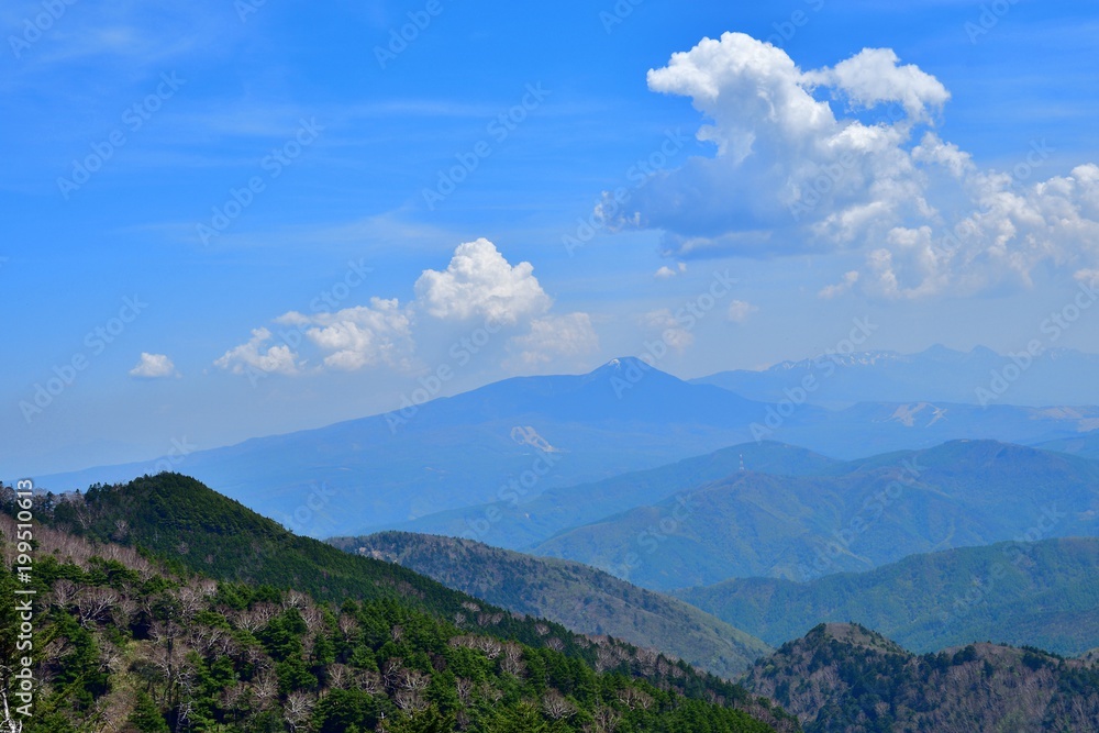 Obraz premium 春の高原情景