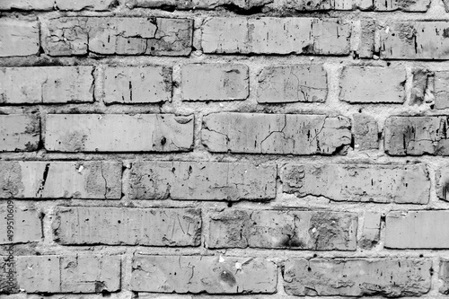 texture brick wall black and white