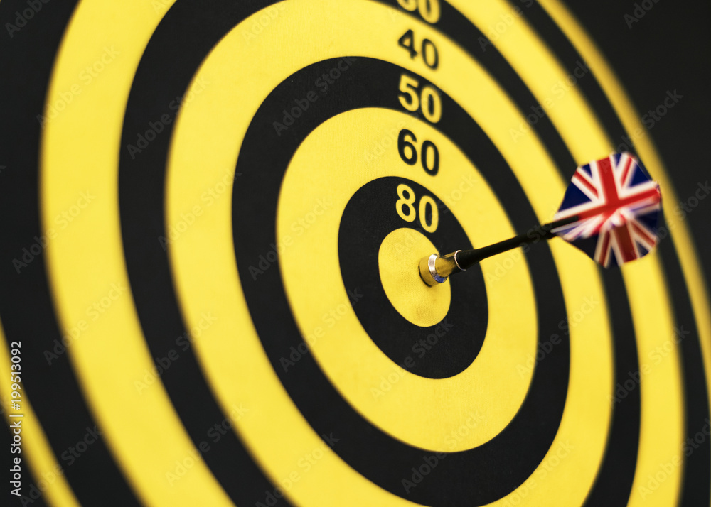Bullseye score on a dartboard Bullseye score on a dartboard
