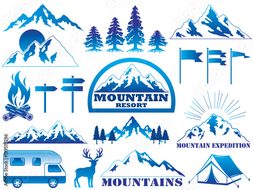 アウトドア＆キャンプ素材セット