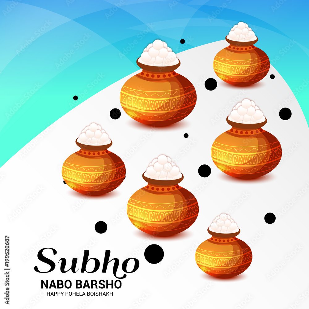 Bengali New Year Subho Nabo Barsho (Happy Pohela Boishakh). Bengali New Year Subho Nabo Barsho (Happy Pohela Boishakh).