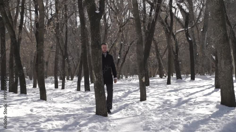 Guy is taking a walk Guy is taking a walk