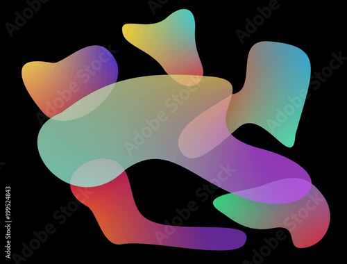 Fluent design animated seamless spot motion graphics for broadcast, background, events and websites.